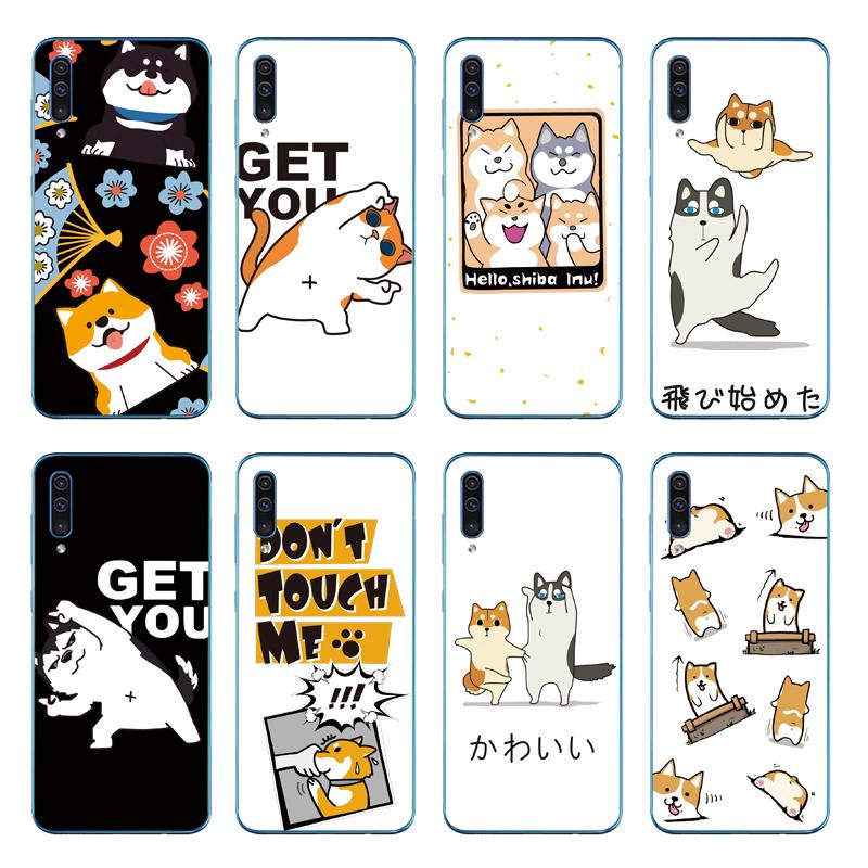 Ốp Lưng Chất Liệu TPU Hình Con Chó Husky Dễ Thương Cho Samsung Galaxy A50S A30S A20S A10S