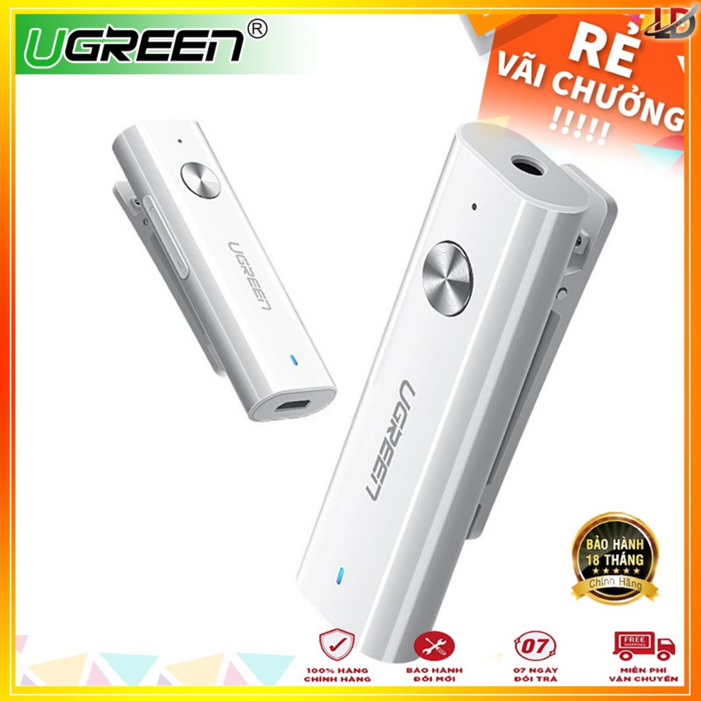 Ugreen 40854 - Bộ thu Bluetooth 5.0 APTX cho tai nghe, loa, âm ly chính hãng - Phukienleduy