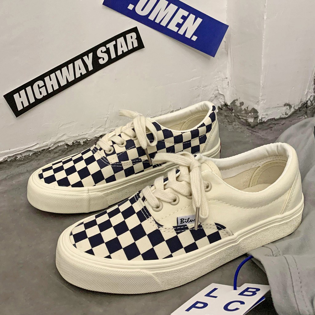 [Sale Sốc] Giày VANS Caro lười viền trắng, giày thể thao VANS Đen Old Skool nam nữ full size hot nhất 2021