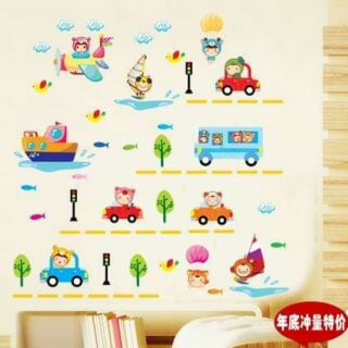 Combo 2tranh chủ đề phương tiện giao thông