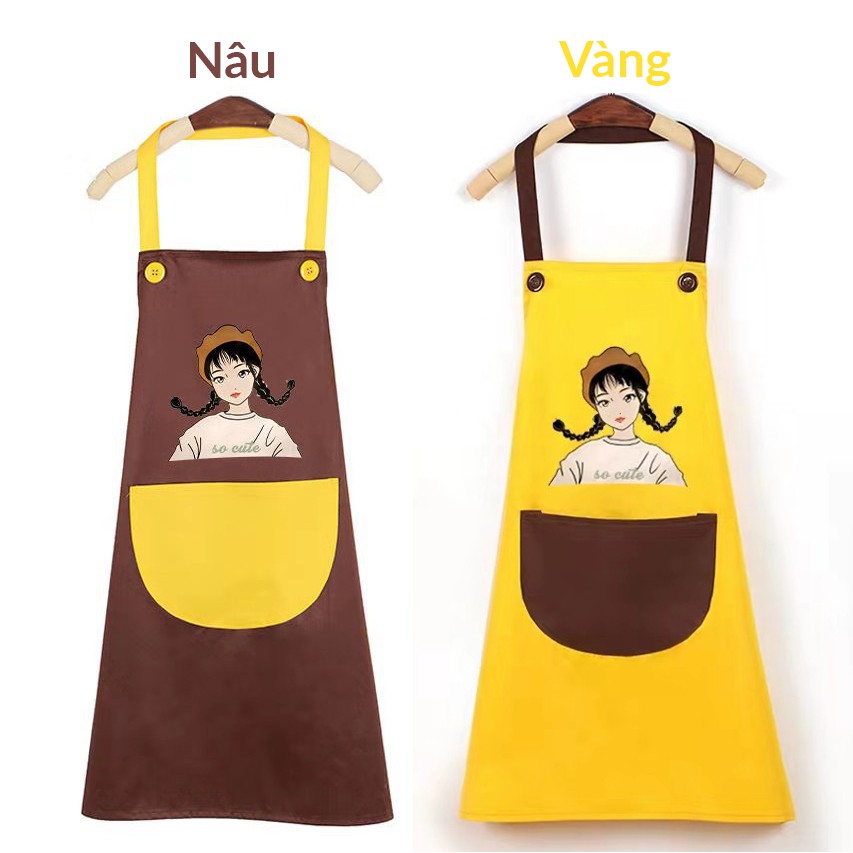 Tạp Dề Hàn Quốc cao cấp Chống thấm nước, Chống bám bẩn hiệu quả [Hàng có sẵn] | BigBuy360 - bigbuy360.vn