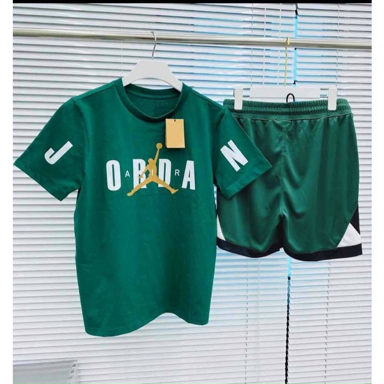 Bộ Quần Áo Thể Thao Nam - Bộ Mặc Nhà In Hình Jordan Chất Cotton GSS099