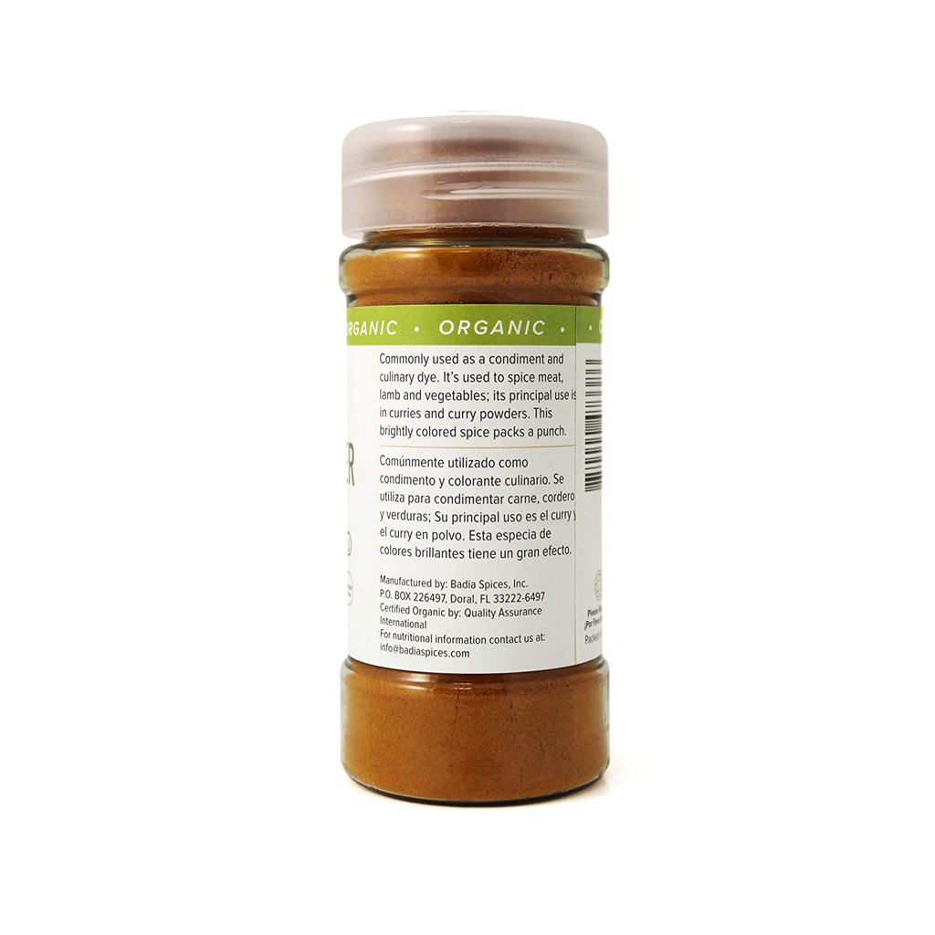 Bột nghệ hữu cơ Jackie's Kitchen Organic Turmeric Powder 56,7g