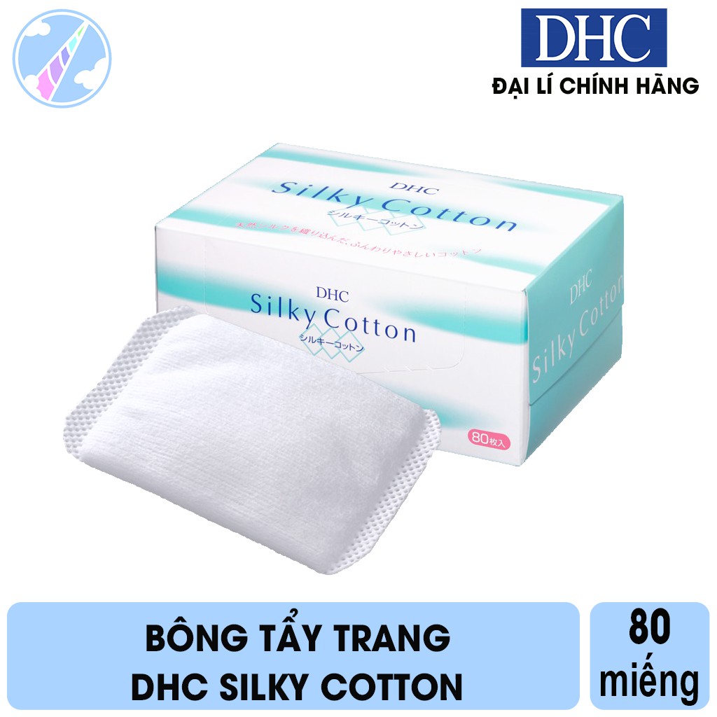 Bông Tẩy Trang DHC Silky Cotton 80 Miếng