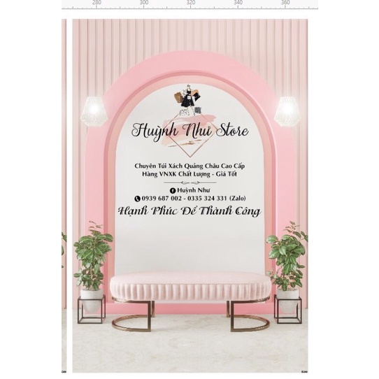 Background livestream size ngang 1,5m cao 2,2m chọn mẫu nào ib shop nhé