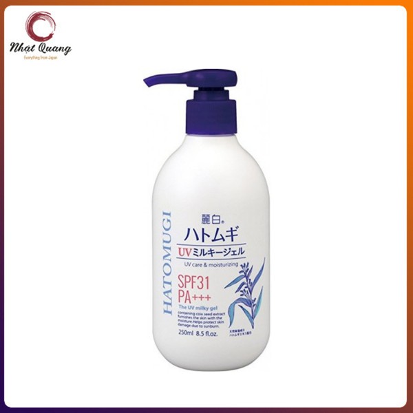 Sữa dưỡng thể chống nắng Hatomugi SPF31 PA+++ 250ml