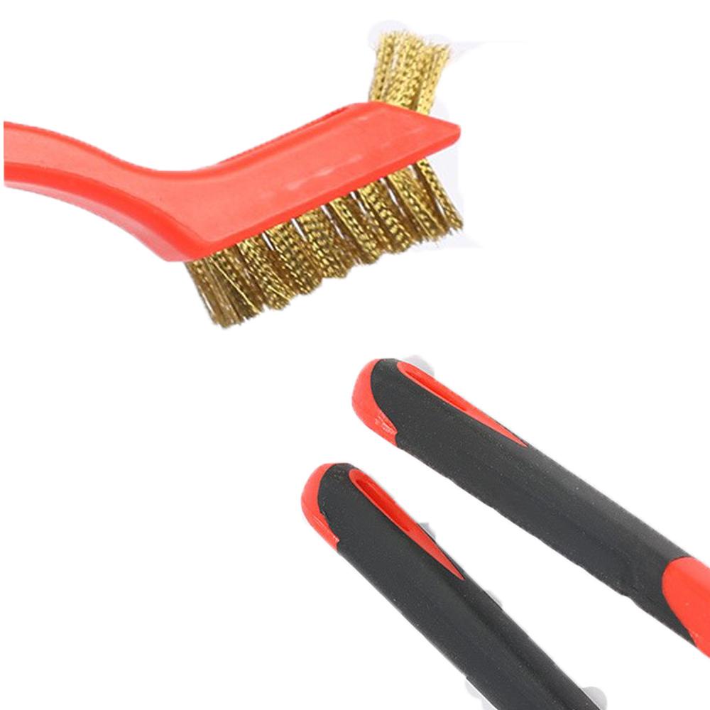 Bàn Chải Mini Bằng Thép Không Gỉ Chà Rửa Khử Nhiễm Mạnh NICKOLAS