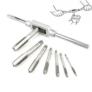 bộ taro ren răng trong 8 món Bộ Ta Rô (Bộ Ta Rô,) Tay quay taro M3 - M12