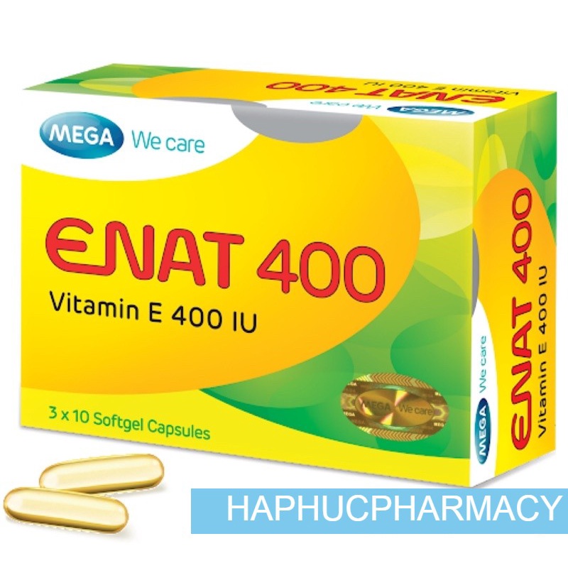 ☘️☘️ENAT 400- VIÊN UỐNG VITAMIN E CĂNG MỊN DA☘️☘️☘️