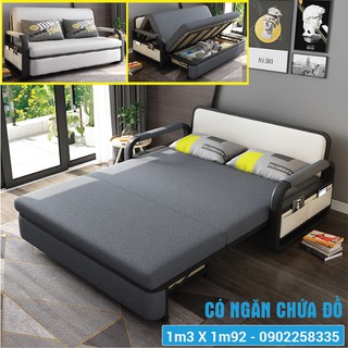Giường sofa đa năng hiện đại có ngăn chứa đồ 2 trong 1 thuận tiện chuyển đổi giường ngủ thành ghế Sofa Bed