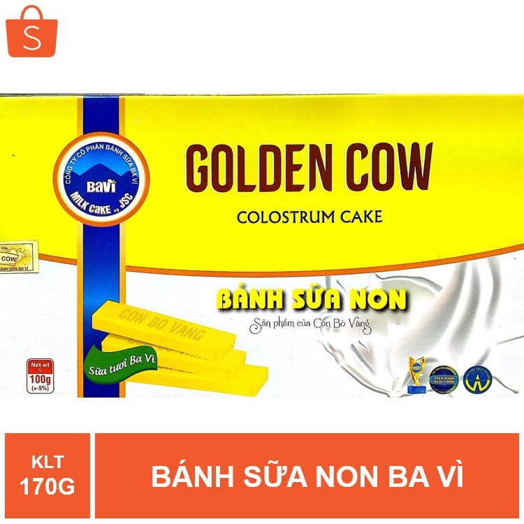 [Đặc Sản Ba Vì] Bánh Sữa Non Con Bò Vàng 170g