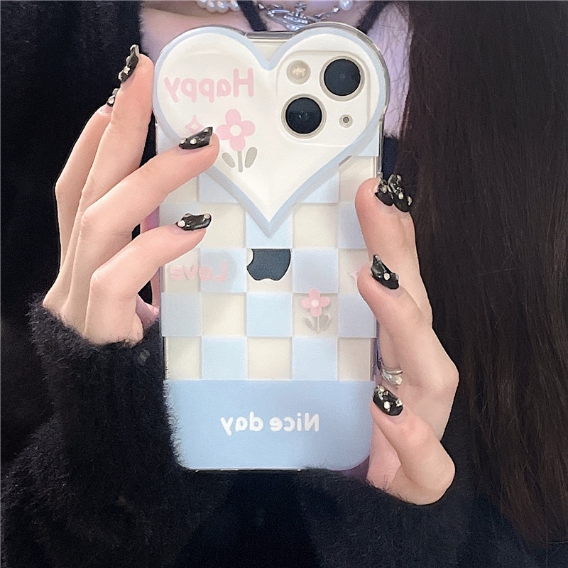 Ốp lưng iphone Ốp Điện Thoại Hình Trái Tim Cho iPhone13ProMax/11/14pro/X/XR/Xsmax/6/7/8Plus Dinuo case