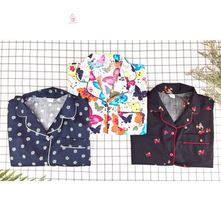ĐỒ BỘ NGỦ MẶC NHÀ KIỂU PYJAMA NGẮN