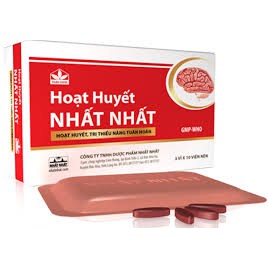 Hoạt huyết Nhất Nhất Hộp 3 Vỉ x 10 Viên