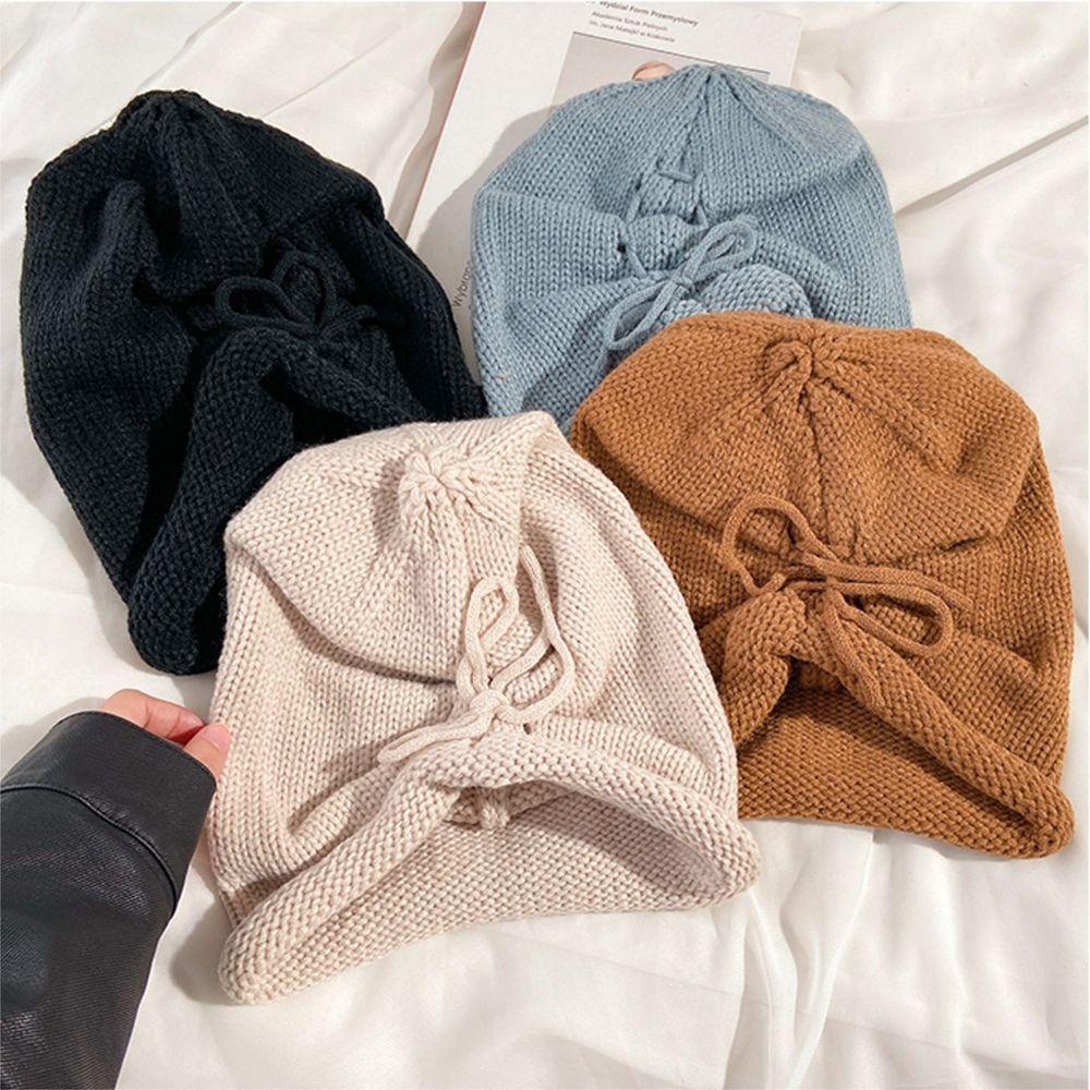 Mũ Len Trùm Đầu Giữ Ấm Màu Sắc Đơn Giản Cho Nam Nữ