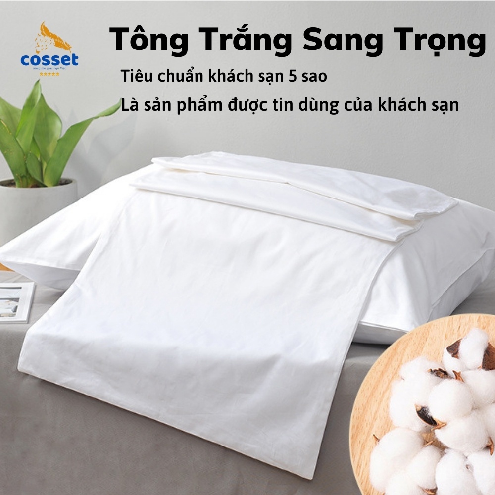 VỎ GỐI NẰM KHÁCH SẠN CAO CẤP TIÊU CHUẨN 5 SAO của Cosset
