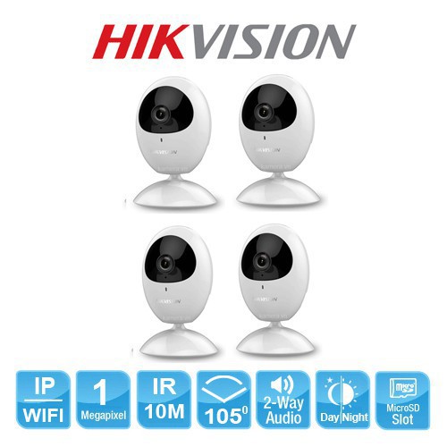 Camera IP Cube Wifi 1MP DS-2CV2U01EFD-IW