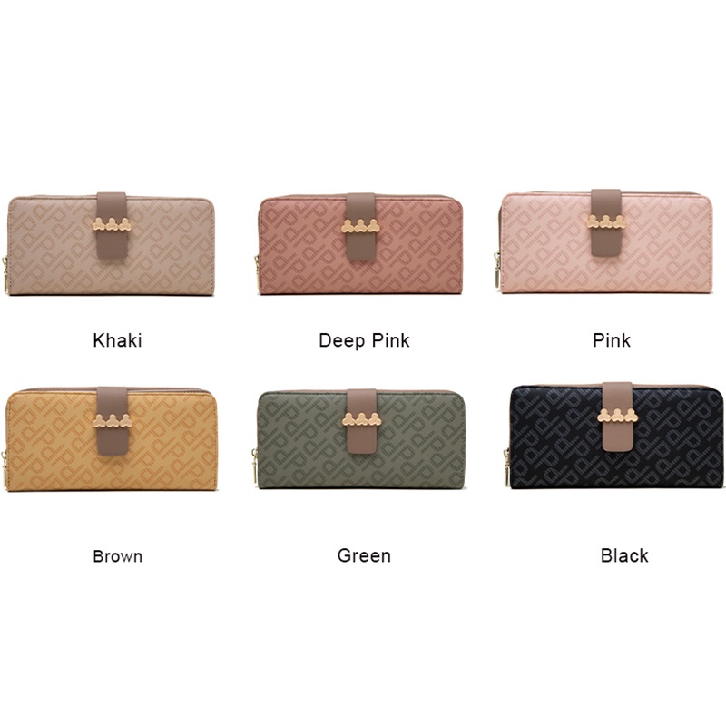 Ví Nữ Cầm Tay Có Khóa Kéo