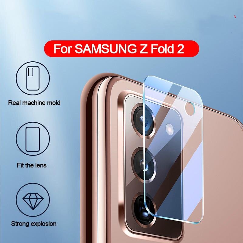 [ ẢNH THẬT ] Dán camera Samsung Galaxy Z Fold 2 độ cứng 9H trong suốt - Cường lực camera Samsung Z Fold 2