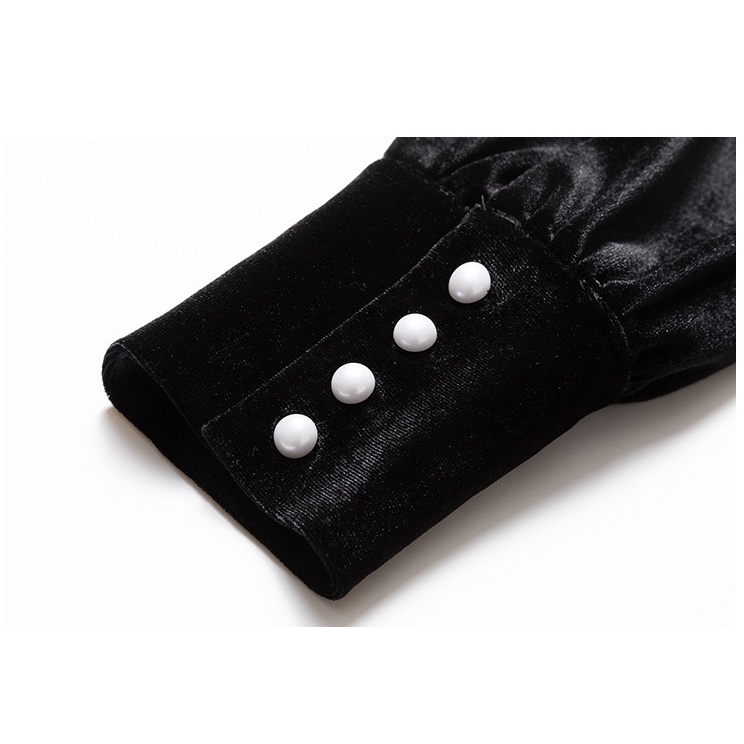 M77160 Áo nhung nữ dài tay mùa thu cao cấp hàng nhập