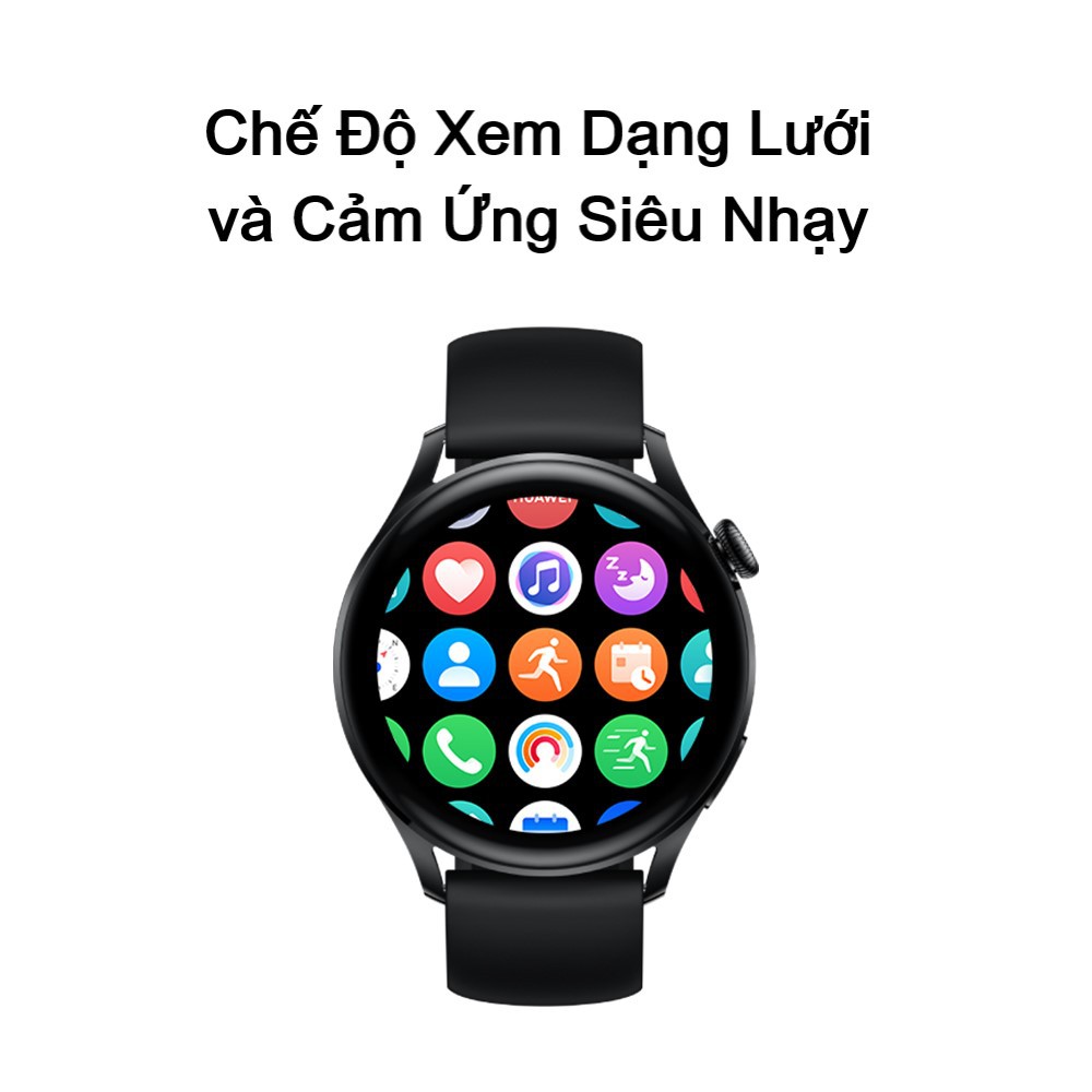 Đồng Hồ Thông Minh HUAWEI WATCH 3 | Gọi Thoại Bằng eSIM | Pin 3 Ngày