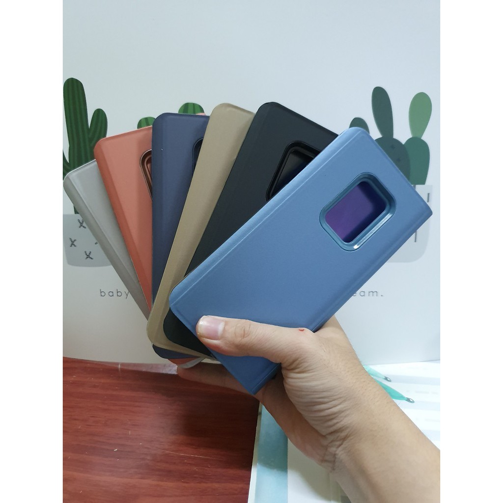 Bao da clear view standing cover samsung S9/ S9 Plus - Pksieure333