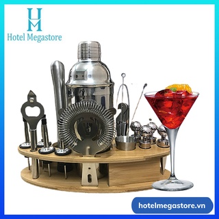 BỘ DỤNG CỤ PHA CHẾ COCKTAIL 23 MÓN