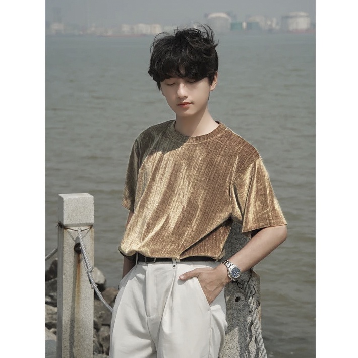 Áo thun nam lấp lánh Glamour sang trọng, bóng bẩy