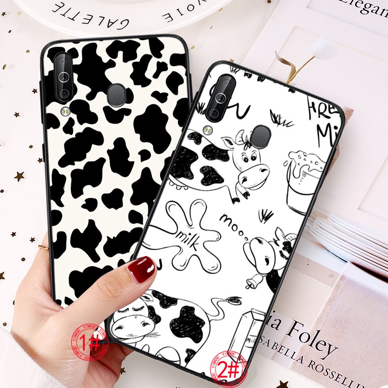 Ốp Điện Thoại Mềm Họa Tiết Bò Sữa Màu Trắng Đen 49f Cho Samsung A10 A20 A30 A40 A50 A60 A70 A51 A71 A81 A91 | BigBuy360 - bigbuy360.vn