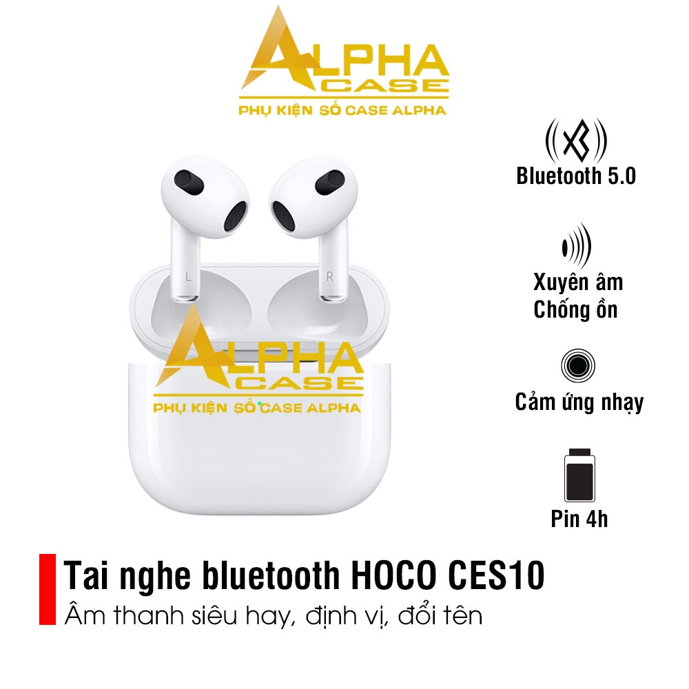 Tai Nghe Bluetooth Không Dây TWS Hoco CES10 V5.1 Âm Thanh Cực Tốt Có Mic Đàm Thoại