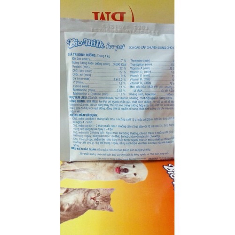 Sữa Cho Chó Mèo Bio Milk