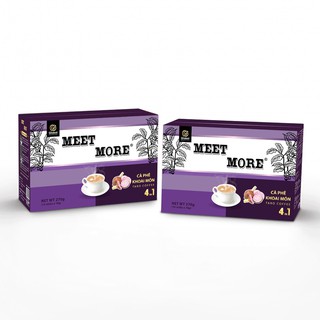 Cà phê hòa tan Meet More hương vị khoai môn 270g (15 gói x 18g)