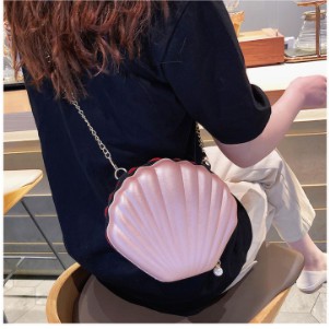 Túi Xách Nữ Đẹp Đeo Chéo Thời Trang Hình Vỏ Sò Đính Kim Tuyến Độc Đáo, Kiêu Sa Cực Hot 2020