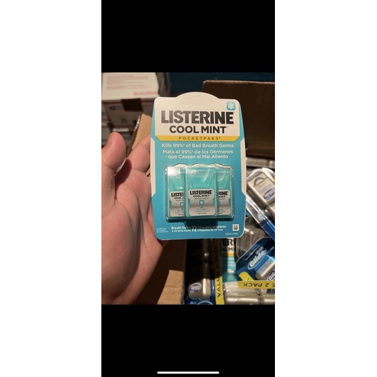 miếng ngậm thơm miệng Listerine