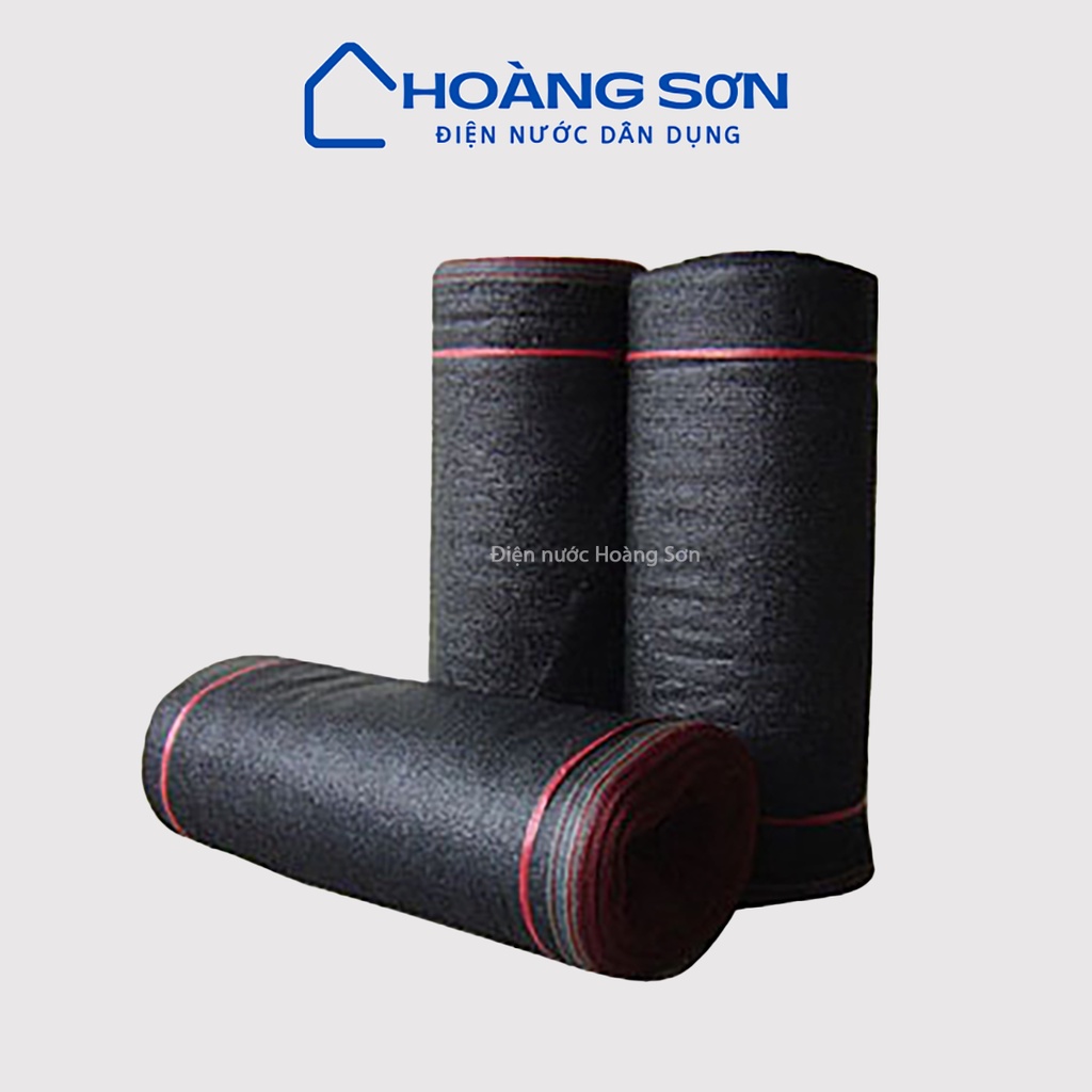 Lưới che nắng, lưới lan 80% màu đen dày dặn khổ rộng 2m