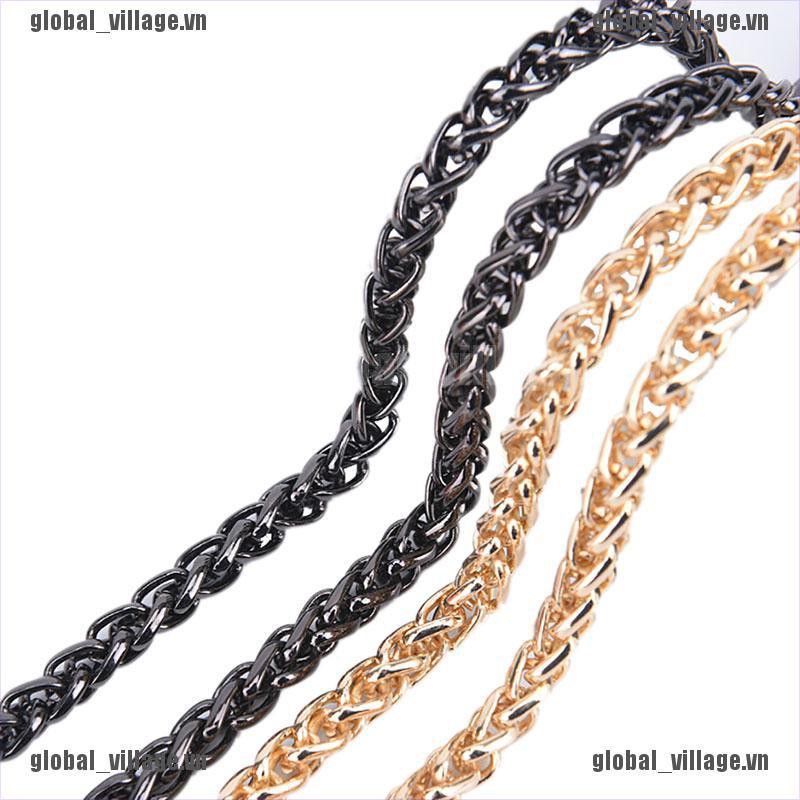 [global] Replacement Purse Chain Strap Handle Shoulder Crossbody Handbag Bag Metal DIY [village]