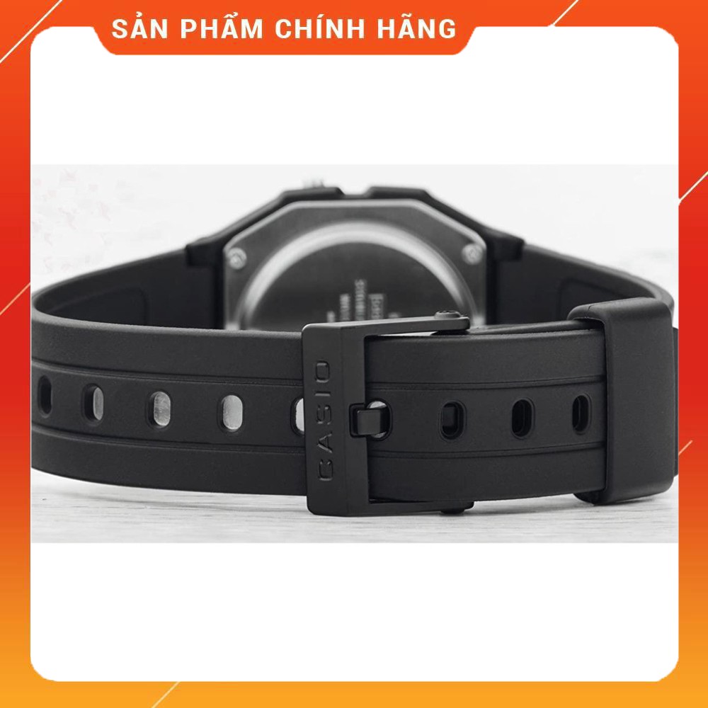 [CHẤT LƯỢNG] Đồng Hồ Casio Nam Dây Cao Su STANDARD F-91W-1 Chính Hãng