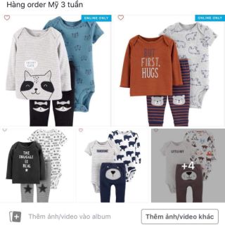 Set quần áo trẻ em carter