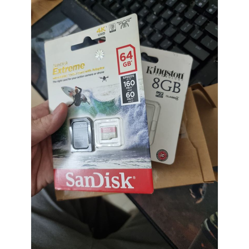 [MUA 1 TẶNG 1] Thẻ nhớ cao cấp MicroSD Sandisk Extreme 64GB V30