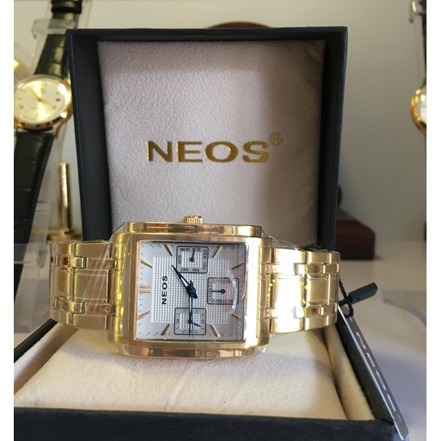 ĐỒNG HỒ NAM NEOS-M50557-C MẶT VUÔNG 6 KIM FULL BOX - KÍNH SAPPHIRE - CHỐNG XƯỚC - CHỐNG NƯỚC