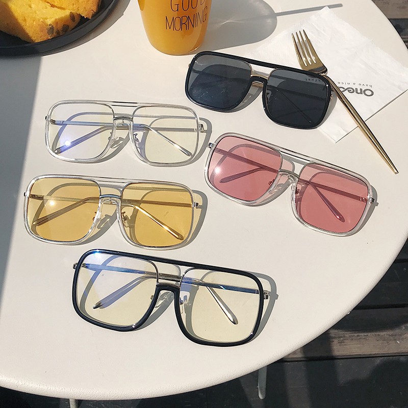 Kính Mát Gọng Vuông Tròn Phong Cách Retro Cho Nam Và Nữ balo local brand | BigBuy360 - bigbuy360.vn