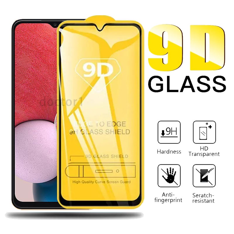 Kính cường lực 9D bảo vệ toàn màn hình dành cho Samsung ss Galaxy S23 FE A54 A34 A24 A05 A05s A04s A04E A04 A03s A03 M14 A14 A13 A23 A33 A53 A73 M23 M33 5G 4G 2023