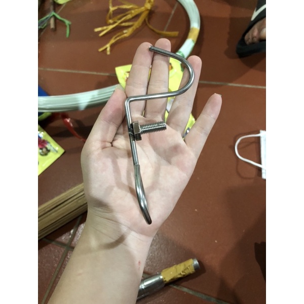 Móc sào inox treo chim cảnh