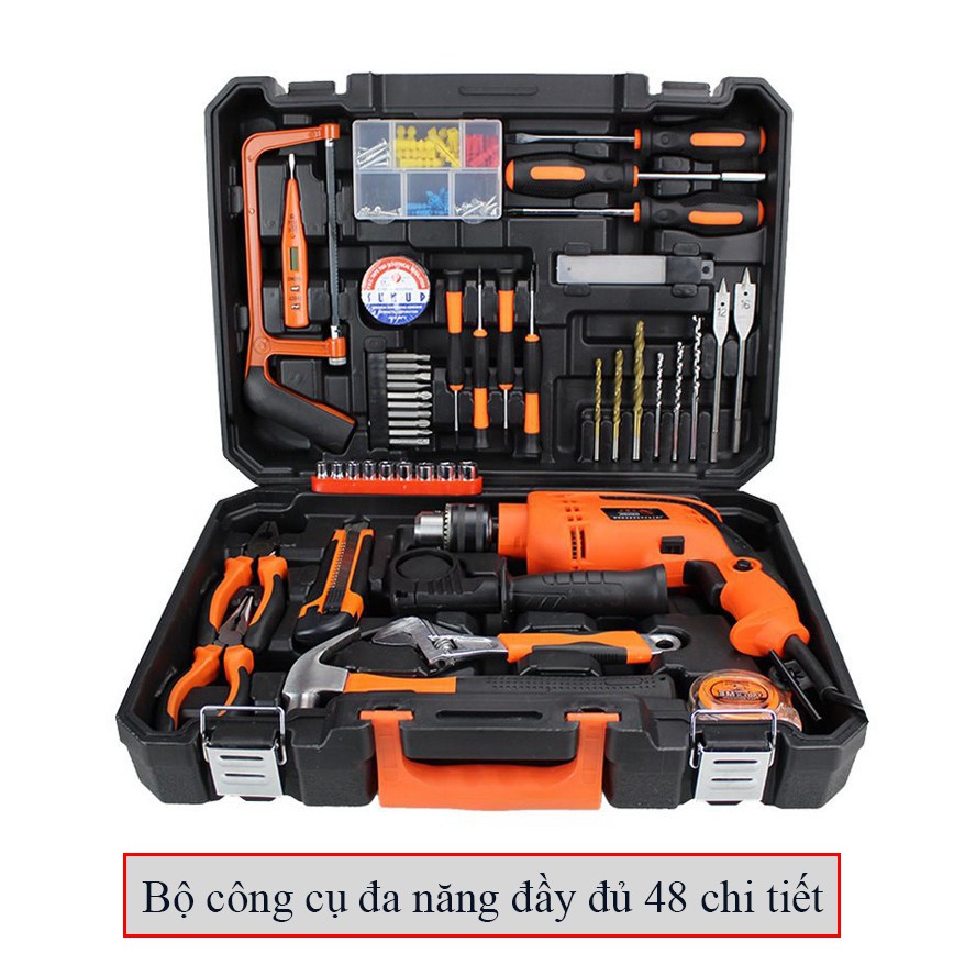 BỘ MÁY KHOAN BỘ DỤNG CỤ ĐA NĂNG 48 CHI TIẾT BỘ CÔNG CỤ KL1