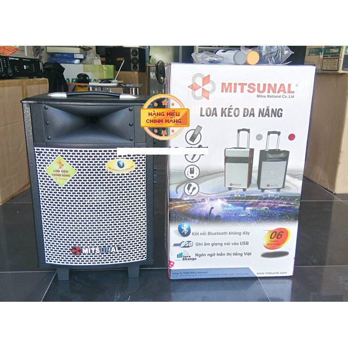 Máy trợ giảng Mitsunal M12 (loa kéo di động)