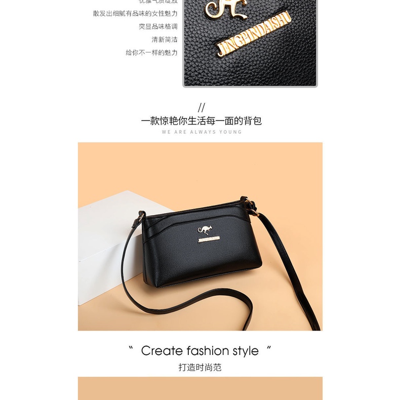 Túi Đeo Chéo Bằng Da Thật Thời Trang Mới 2022 Dành Cho Phụ Nữ Trung Niên