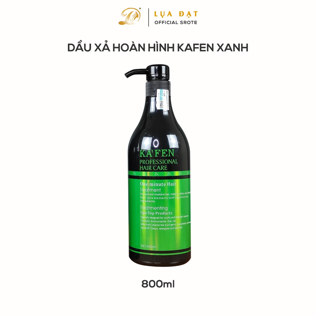 Dầu xả siêu mượt Ka’fen xanh hương nước hoa 800ml