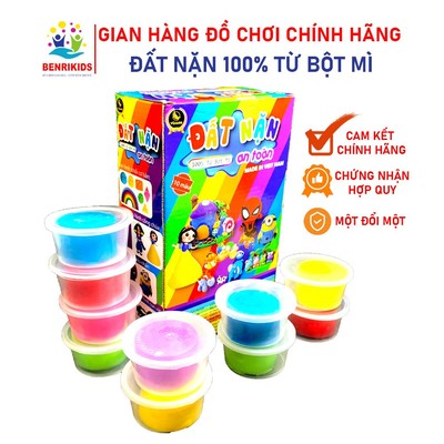 Bộ Đất Nặn Thủ Công Làm Từ Bột Mì Không Mùi Không Bết Dính,Hàng Việt Nam Chính Hãng An Toàn Cho Bé