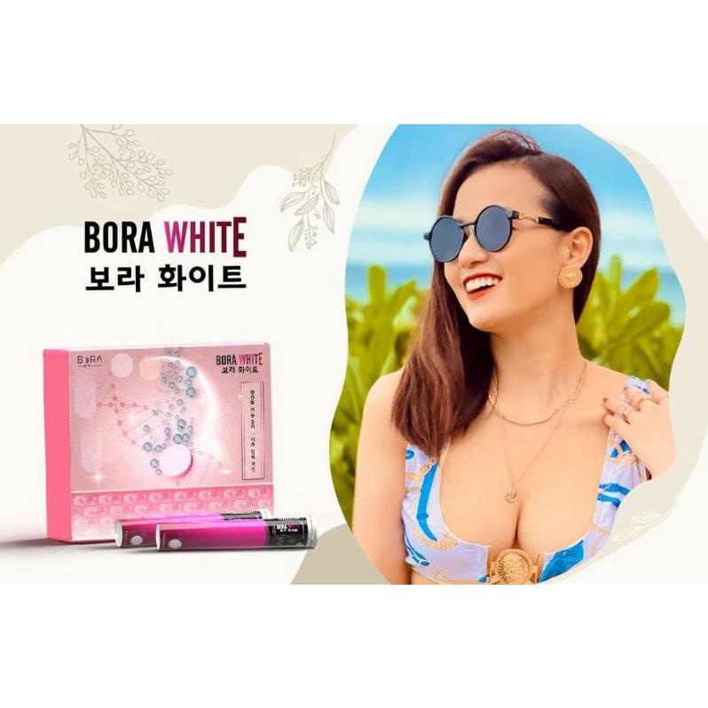 Viên sủi trắng da bora white Hàn Quốc
