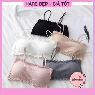 Áo bra quây 2 dây viền ren siêu đẹp 8832